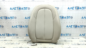 BMW X1 F48 16-22 driver's seat backrest upholstery, beige leather, Sensatec, Oyster, heated