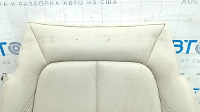 BMW X1 F48 19-22 passenger seat cushion upholstery, beige Sensatec leather, Oyster, heated, dry-cleanable