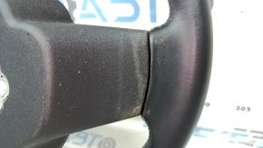 Volvo XC40 19-25 black leather steering wheel with heating, scratches, needs dry cleaning, scuffs