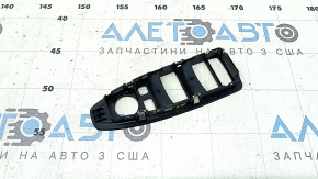BMW X1 F48 16-22 black front left power window control trim for automatic folding