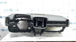 Volvo XC40 19-25 black dashboard with airbag, ready for cleaning