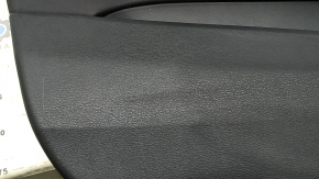 Door trim, front left, BMW X1 F48 16-22, Sensatec leather, beige with black, Oyster, with armrest, beige Oyster leather, molding, glossy black, with overlay, with handle, scratches, dry-cleanable