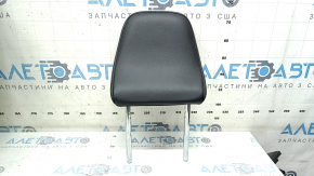 Volvo XC40 19-25 front left headrest, black leather with white stitching