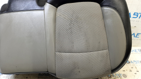 Left rear seat cushion for Buick Encore 13-16, black and gray combination leather with gray cloth, stains