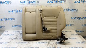 Left rear seat backrest for Ford Fusion mk5 13-16 SE, beige leather, with armrest and belt, for cleaning