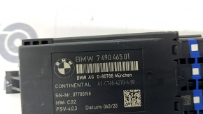The control unit for the heated passenger seat of the BMW X1 F48 16-22 has a broken mount.