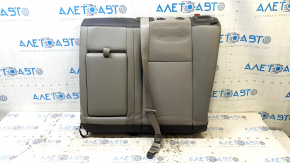 Left rear seat cushion for Buick Encore 13-16, black and gray combination leather with gray cloth, stains