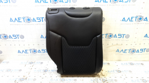 Right rear seat back for Jeep Compass 22-25, leather + black cloth, black stitching