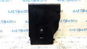 Right rear seat back for Jeep Compass 22-25, leather + black cloth, black stitching