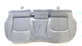Jeep Compass 17 rear seat cushion - leather + black cloth, black stitching