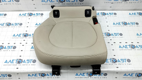 BMW X1 F48 16-22 rear seat cushion, one-piece, black leather, with frame and latches