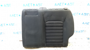 Rear row of seats, upper left part, Ford Fusion mk5 17-20, black cloth, with belt, dent, needs cleaning