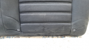 Rear row of seats, upper left part, Ford Fusion mk5 17-20, black cloth, with belt, dent, needs cleaning
