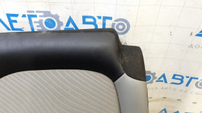 Right rear seat cushion for Buick Encore 13-16, black and gray combination leather with gray cloth, stains
