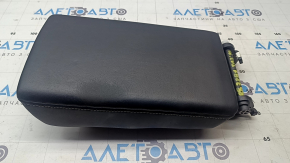 Tesla Model 3 18 center console armrest - black leather, worn