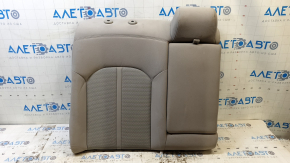Right rear seat backrest Hyundai Sonata 15-17, gray cloth, dry cleanable, dented