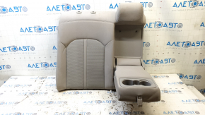 Right rear seat backrest Hyundai Sonata 15-17, gray cloth, dry cleanable, dented