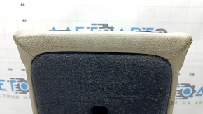 Rear seat backrest, central armrest, BMW X1 F48 16-22, Oyster beige leather, for cleaning