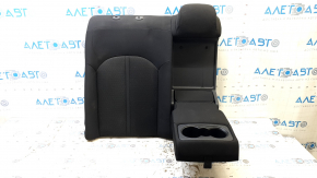 Right rear seat backrest for Kia Optima 2016-2018, black fabric, with armrest