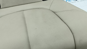 Left rear seat cushion assembly for BMW X1 F48 16-22 beige Oyster leather, for cleaning