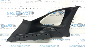 BMW X1 F48 16-22 black rear window trim panel, left, for rear seat control
