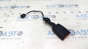 Rear seat belt latch, 2nd row, left, Ford Edge 15-24, black