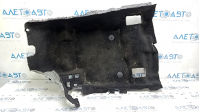 Front left floor covering for Ford Edge 19-24, black, dry cleanable