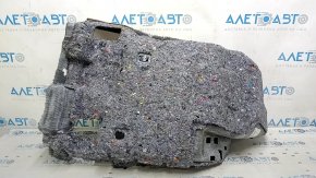 Front left floor covering for Ford Edge 19-24, black, dry cleanable