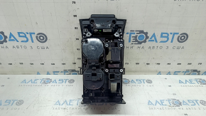 Volvo XC40 19-25 center console trim, cup holders, 2 pieces, black, scratches, needs cleaning
