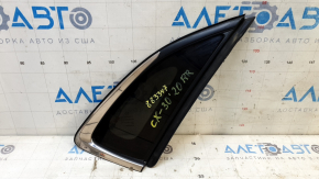 Mazda CX-30 20-24 rear right window with chrome molding, tinted