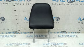 Volvo XC40 19-25 front right headrest, black leather with white stitching