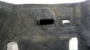 Rear floor covering for Ford Edge 19-24, black, dry-cleanable