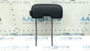 Volvo XC40 19-25 rear center headrest, black leather with gray stitching