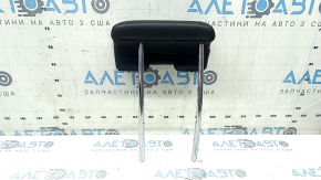 Volvo XC40 19-25 rear center headrest, black leather with gray stitching