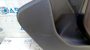 Mazda CX-30 20-23 black rear right door panel, black leather insert, brown leather armrest, scuffed