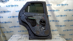Rear left door assembly Mazda CX-30 20-22 graphite 47C, scratch, scratches on adjustment, in glue
