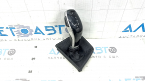 BMW X1 F48 20-22 gear knob, black leather, scratches