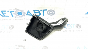BMW X1 F48 20-22 gear knob, black leather, scratches