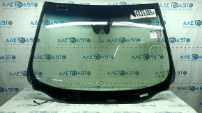 Ford Edge 19-23 windshield without heated wipers, with lane keeping camera, rain sensor, moldings, sand, chips