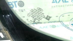 Ford Edge 19-23 windshield without heated wipers, with lane keeping camera, rain sensor, moldings, sand, chips