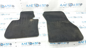 Set of floor mats for BMW X1 F48 20-22, dark gray cloth GRAU85