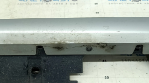 Left threshold for BMW X1 F48 16-22 X-line, structure with silver insert, scratches