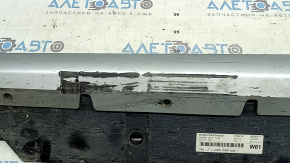 Left threshold for BMW X1 F48 16-22 X-line, structure with silver insert, scratches