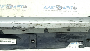 Right threshold BMW X1 F48 16-22 X-line, structure with silver insert, scratches, crack, dented