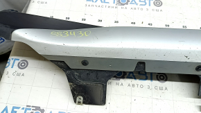 Right threshold BMW X1 F48 16-22 X-line, structure with silver insert, scratches, crack, dented