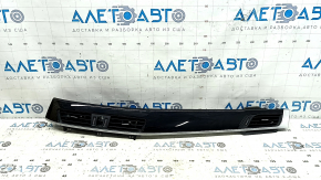Front panel trim with deflectors, right, BMW X1 F48 20-22, gloss black, chrome, scratches