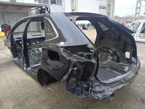 Quarter wing rear left Ford Edge 19-24 on the body, black, dented, bumps