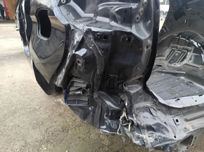 Quarter wing rear left Ford Edge 19-24 on the body, black, dented, bumps