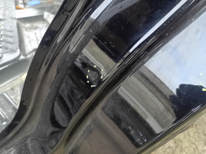 Quarter wing rear left Ford Edge 19-24 on the body, black, dented, bumps