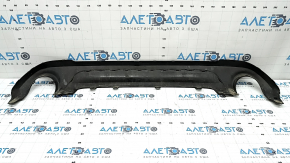 BMW X1 F48 20-22 X-line, Sport-line rear bumper lip with 2 exhausts, bumper